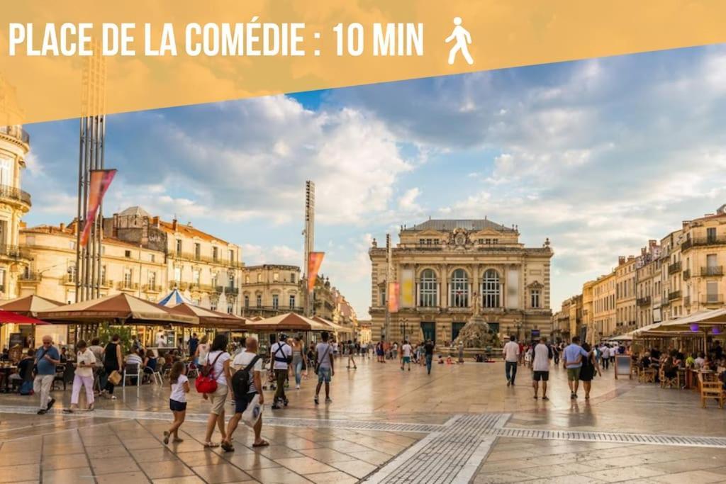 L'Ecucentre Avec Parking Inclu - 600M De La Place De La Comedie - Climatisation 蒙彼利埃 外观 照片